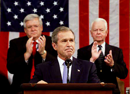 President Bush addresses congress