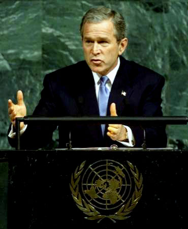 President Bush Addresses the United Nations