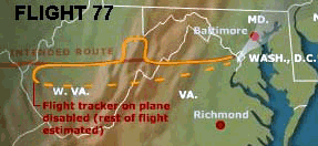 Flight 77 Route